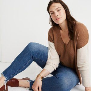Madewell Kimball Pullover Sweater in Colorblock